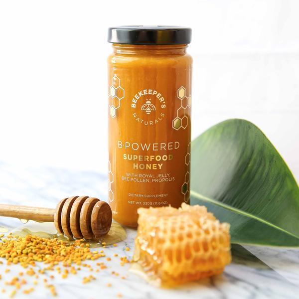 Beekeeper's Naturals, B.Powered Superfood Honey, 330g