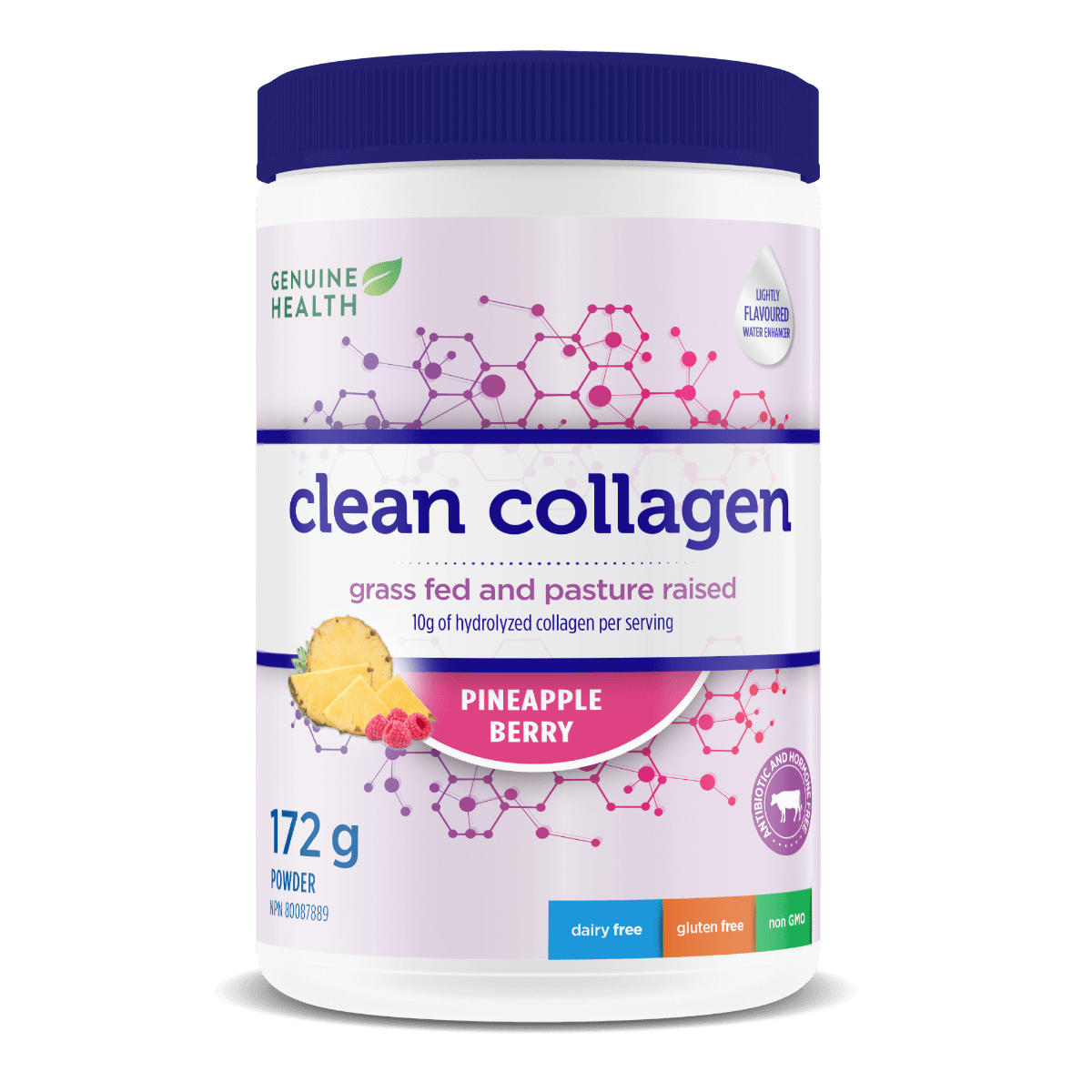 Genuine Health Clean Collagen Pineapple Berry 172 g
