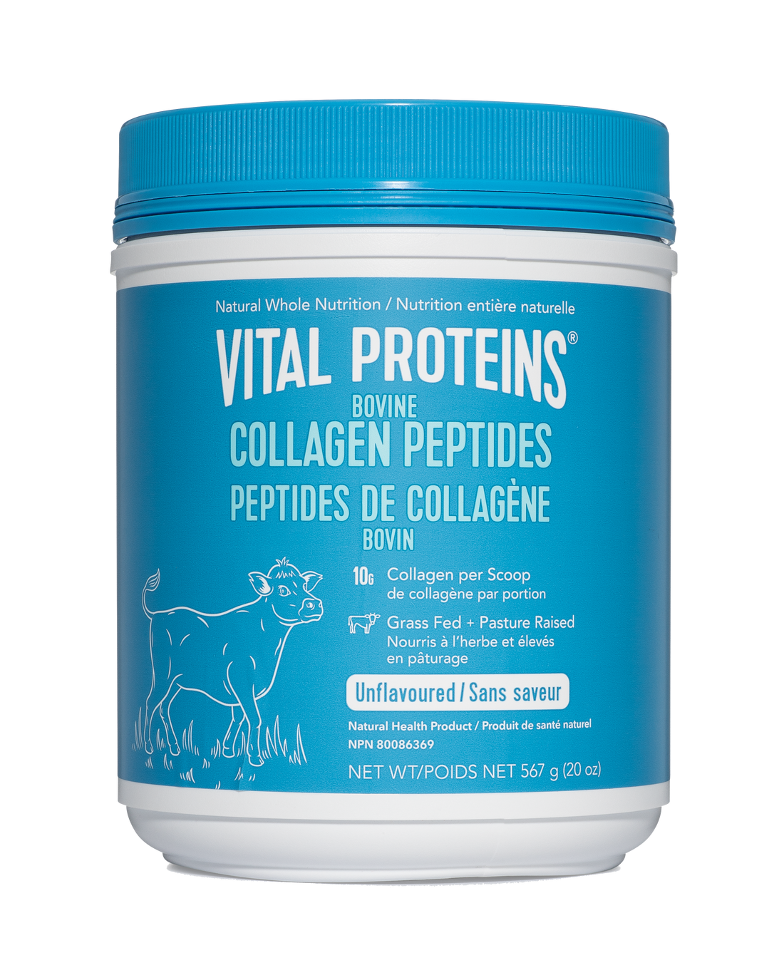 Vital Proteins, Bovine Collagen Peptides, Unflavored, 567g (20oz)