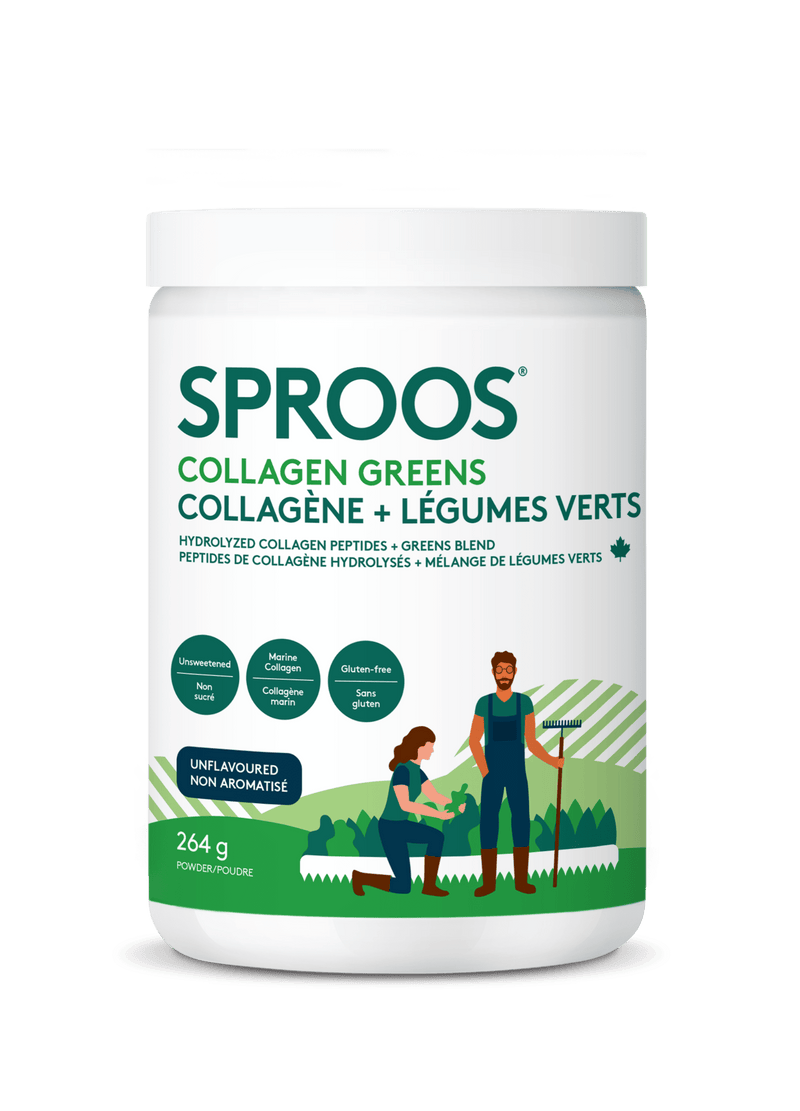 Sproos Collagen Greens Unflavoured 264g