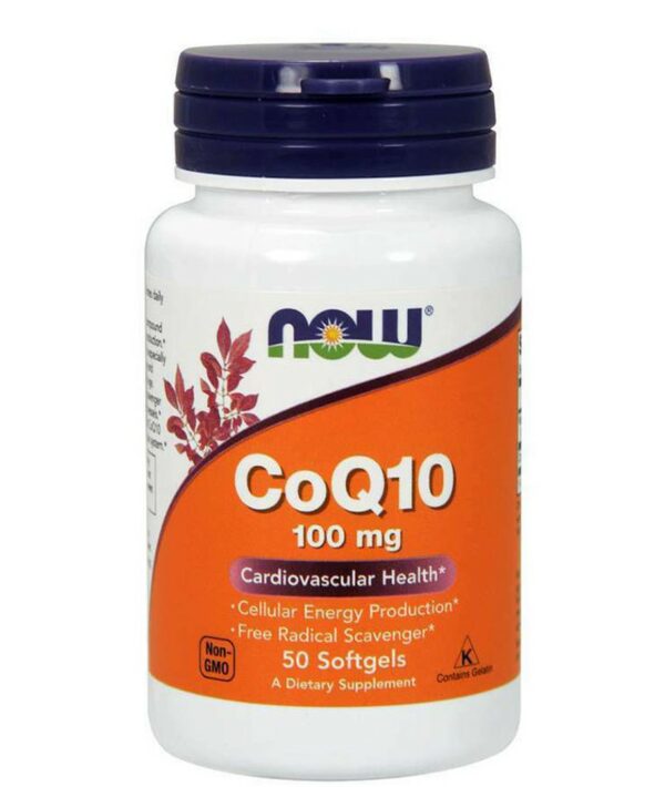 NOW, CoQ10,100mg, 50 Softgels