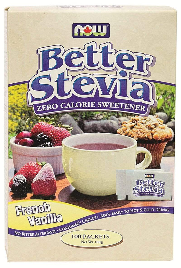 NOW Stevia Zero Calori Sweetner - French Vanilla Flavour
