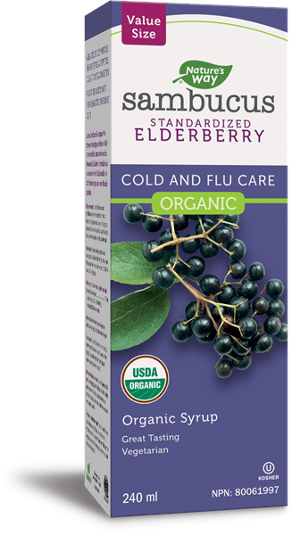 Nature's Way Organic Sambucus Syrup 240 ml