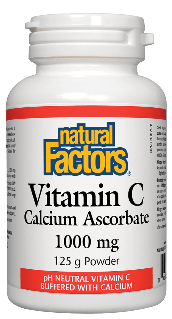 Natural Factors Vitamin C - Calcium Ascorbate Powder 125 g
