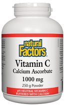 Natural Factors Vitamin C - Calcium Ascorbate Powder 250 g