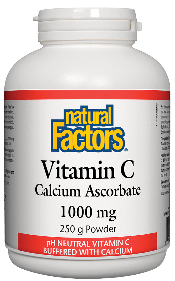 Natural Factors Vitamin C - Calcium Ascorbate Powder 250 g