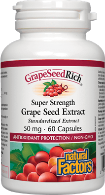 العوامل الطبيعية GrapeSeedRich 50 mg