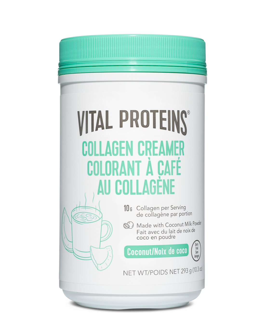 Vital Proteins, Collagen Creamer, Coconut, 293g (10.3oz)