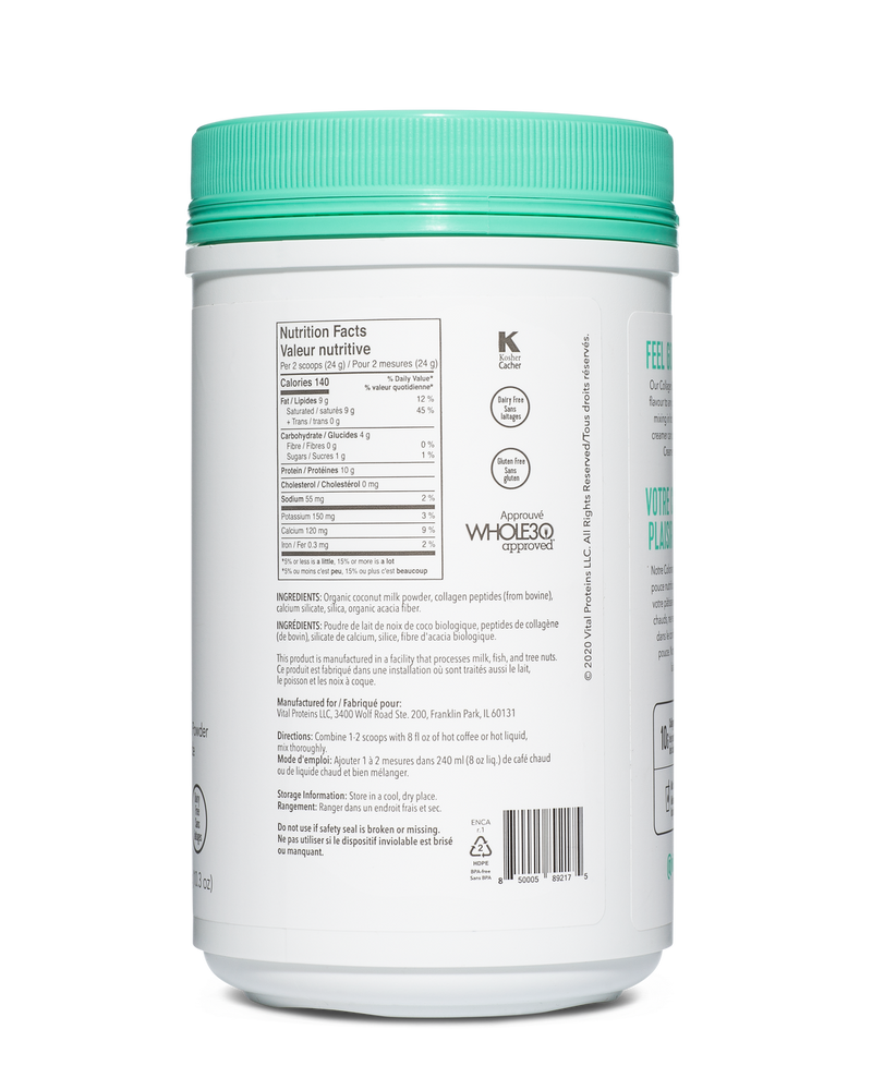 Vital Proteins, Collagen Creamer, Coconut, 293g (10.3oz)