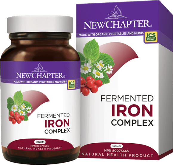 New Chapter Fermented Iron Complex 60 Tablets