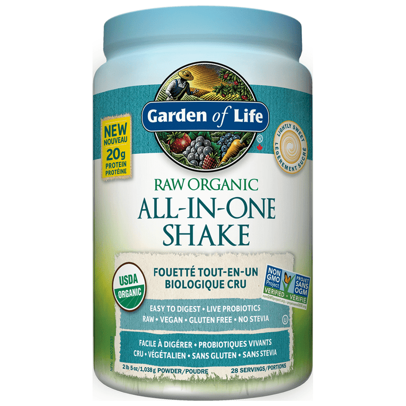 Garden of Life Raw Organic All-In-One Shake Lightly Sweet