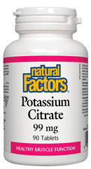 Natural Factors Potassium Citrate 99 mg 90 Tablets