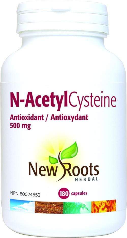 New Roots N-AcetylCysteine (NAC) 600 mg 180 Capsules