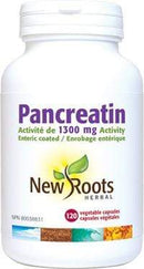 New Roots Pancreatin 1300 mg 120 Capsules