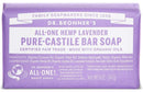 Dr. Bronner's, 퓨어 카스티야 바 비누, 라벤더, 140g(5Oz)
