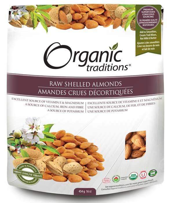 Organic Traditions Raw Shelled Almonds