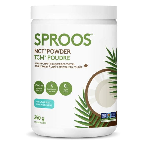 مسحوق Sproos MCT بدون نكهة