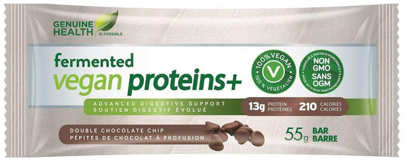 Genuine Health fermented vegan proteins + Double Chocolate Chip Box
