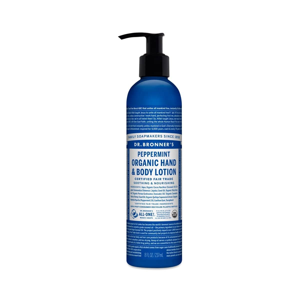 Dr. Bronner's Peppermint Organic Hand & Body Lotion