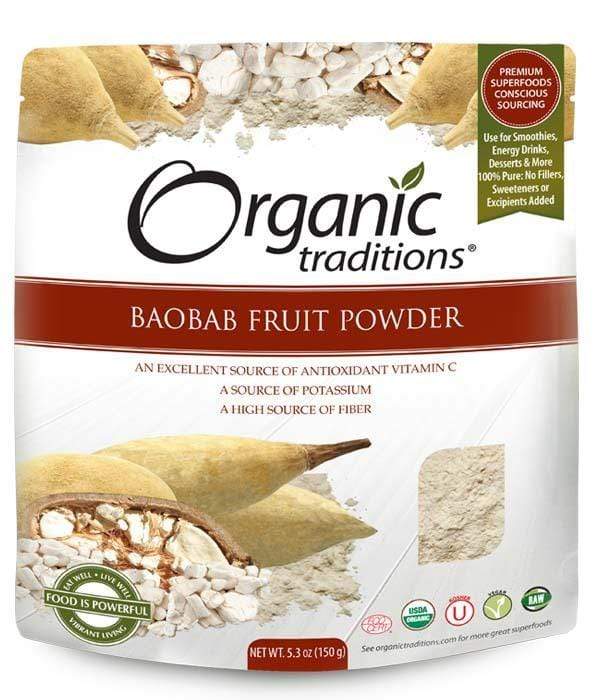 Organic Traditions Baobab Fruit Powder