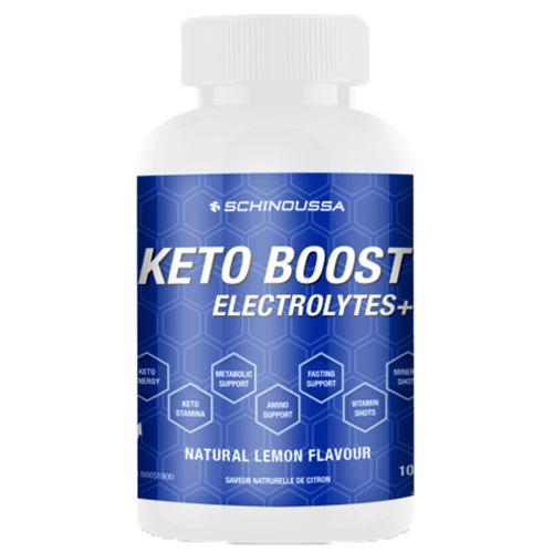 Schinoussa Keto Boost Electrolytes+ Powder - ليمون طبيعي (100 جم)