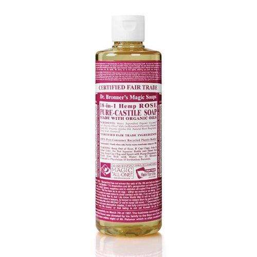 Dr. Bronner's Magic Soap Org Rose Oil Castile Soap 237 mL