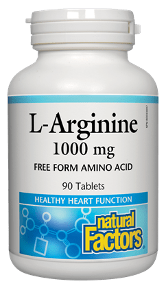 Natural Factors L-Arginine 1000 mg 90 Tablets