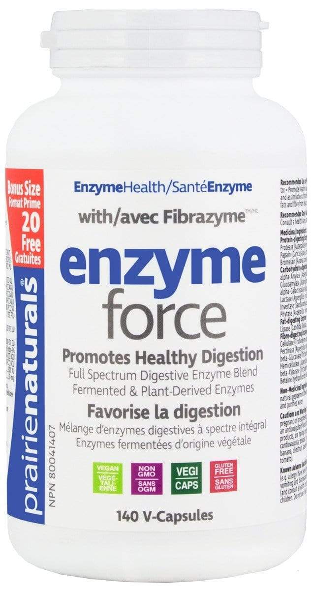 Prairie Naturals Enzyme-Force With Fibrazyme