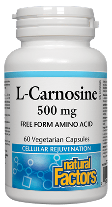 Natural Factors L-Carnosine 500mg 60 Capsules
