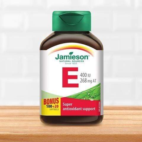 Jamieson 비타민 E 400 IU 추가 효능