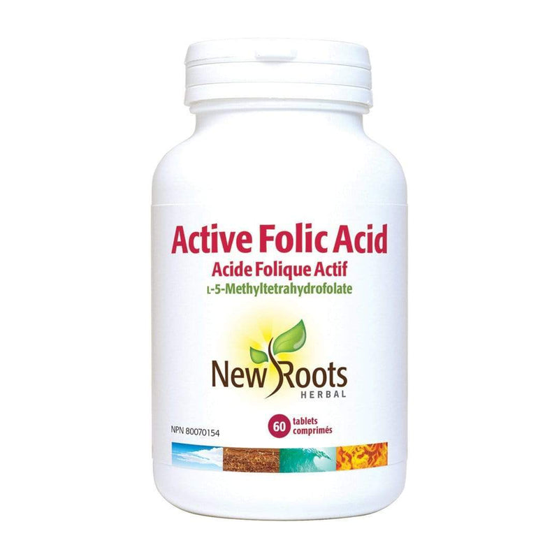 New Roots Active Folic Acid 60 Capsules