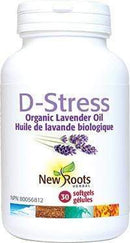 New Roots D-Stress Organic Lavender Oil 30 softgels