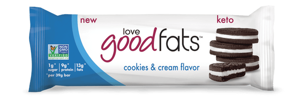 Love Good Fats Cookies & Cream Box of 12