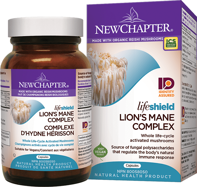 New Chapter Life Shield Lion's Mane Complex 72 Capsules