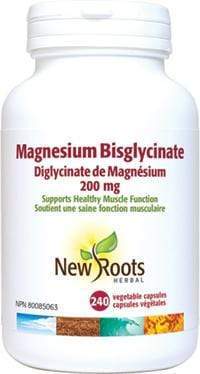 New Roots Magnesium Bisglycinate 200 mg 240 V-Caps