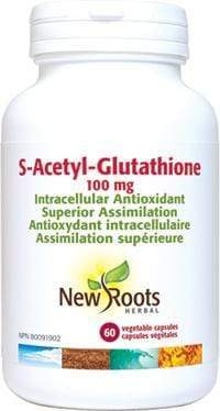 New Roots S-Acetyl-Glutathione 100 mg 60 Capsules