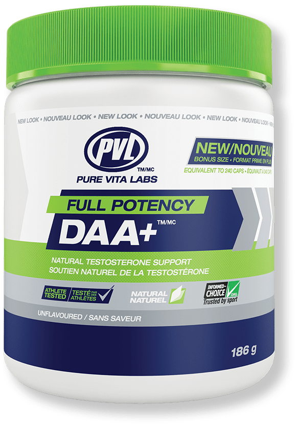 PVL Essentials Full Potency DAA+ Natural Testosterone Support