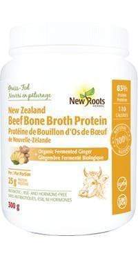 New Roots Beef Bone Broth Protein + Organic Fermented Ginger 300 g