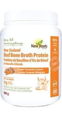 نيو روتس بروتين مرق عظام البقر + الكركم العضوي المخمر 300 جم