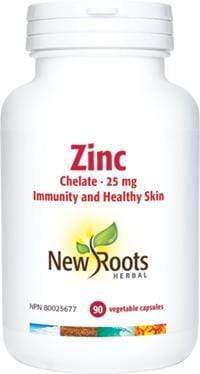 New Roots Zinc Chelate 25 mg 90 Capsules