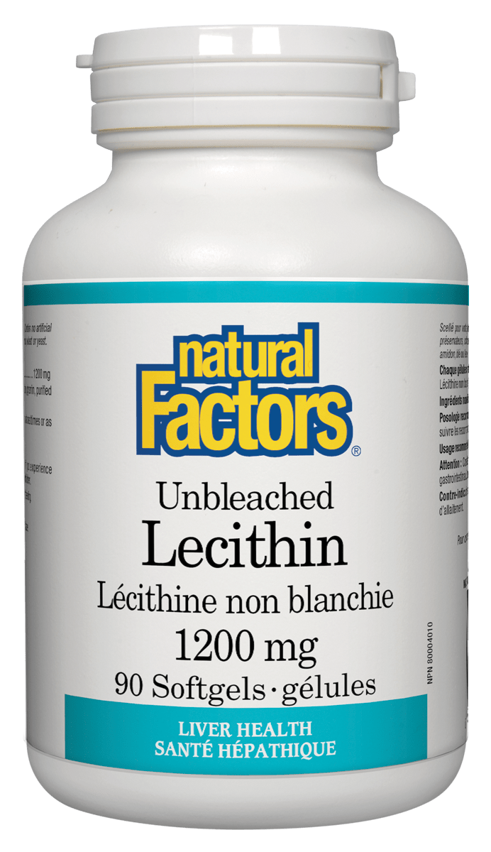 Natural Factors Unbleached Lecithin 1200 mg
