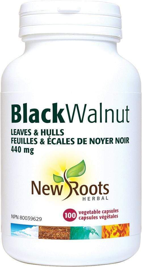 뉴 루츠 검은 호두나무 잎 및 껍질 440 mg