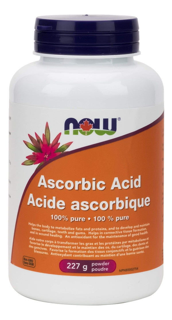 NOW Ascorbic Acid (100% Pure Vitamin C) 227 g
