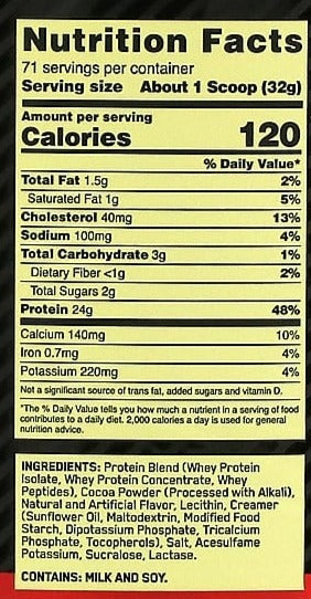 Optimum Nutrition, Gold Standard 100% Whey, Extreme Milk Chocolate, 2.27 kg (5 lbs)
