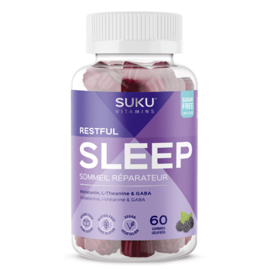 Suku Vitamins Restful Sleep 60 Gummies -Blackberry Hibiscus