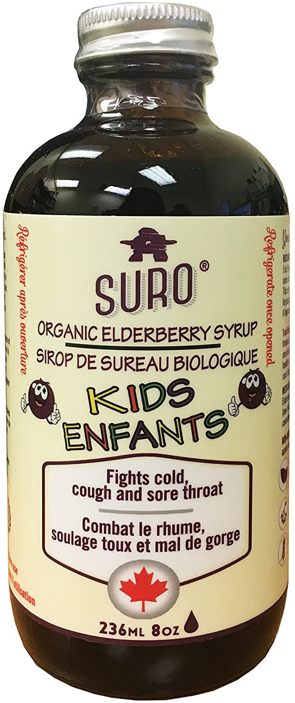 Suro Organic Elderberry Syrup for Kids 236 ml