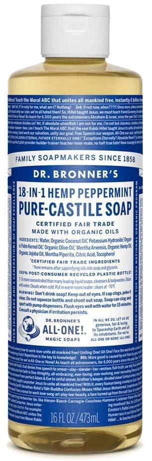 Dr. Bronner's Peppermint Liquid Soap