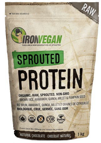철 비건(Iron Vegan) - 싹이 튼 단백질 천연 초콜릿
