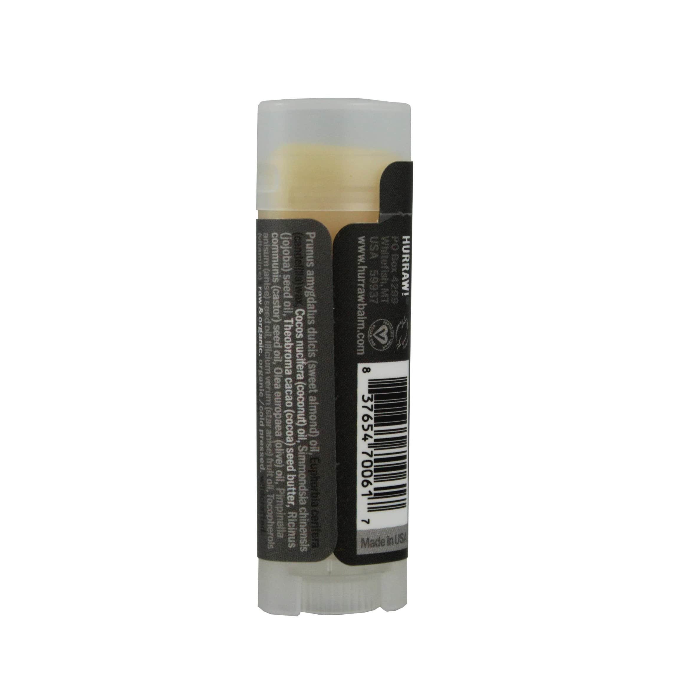Hurraw! Licorice Lip Balm