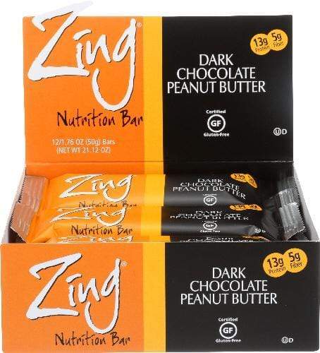 زينغ نيوترشن بار - شوكولاتة داكنة وزبدة الفول السوداني